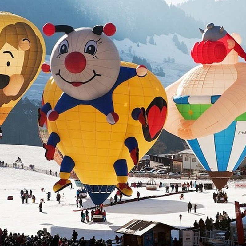 International Balloon Festival at Chateau d'Oex | Amusing Planet